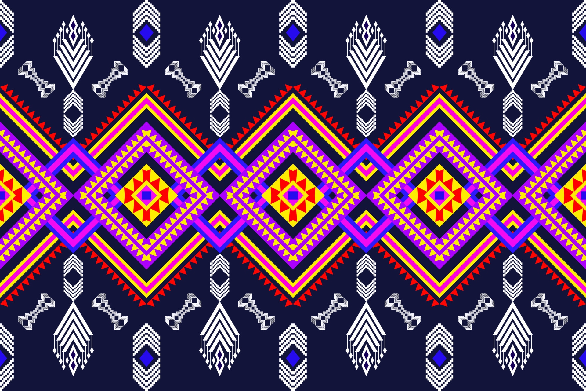 Beautiful geometric ethnic art pattern traditional. Design for