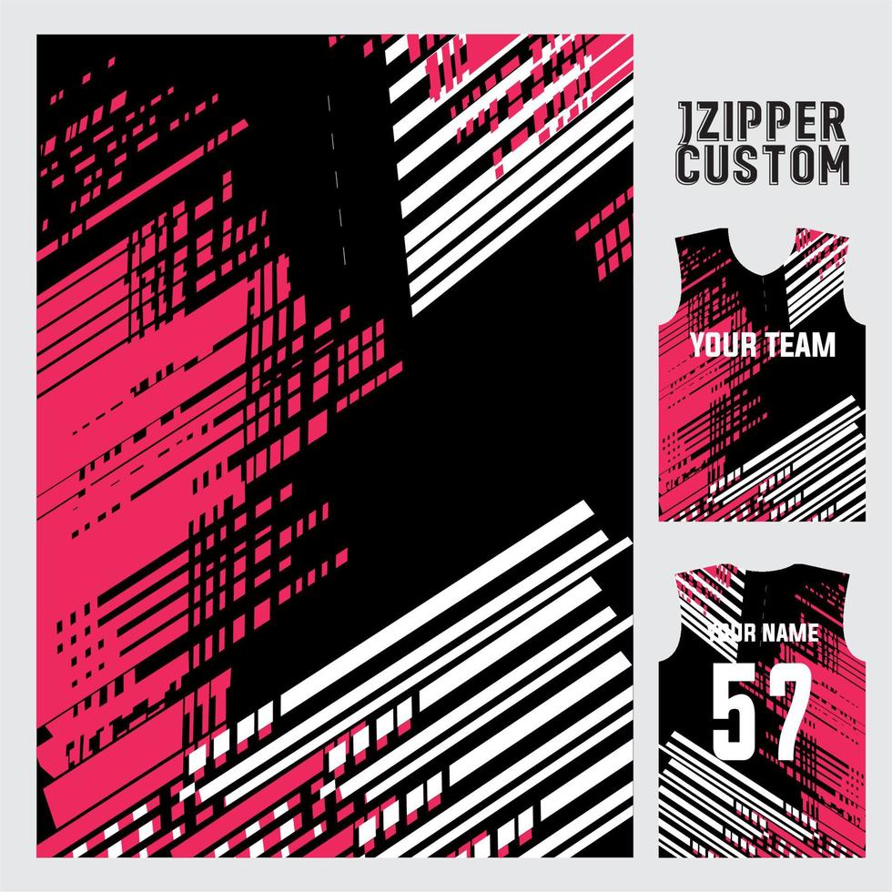 vector pattern jersey design for sport sublimation printing