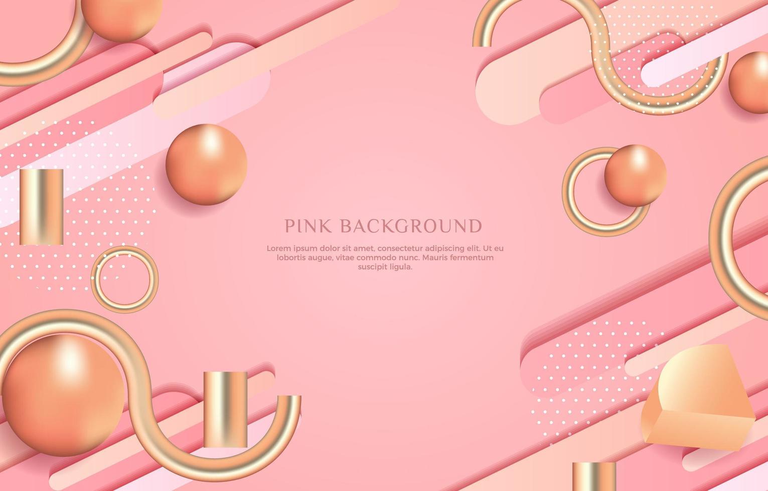 Pink Abstract Background Concept vector