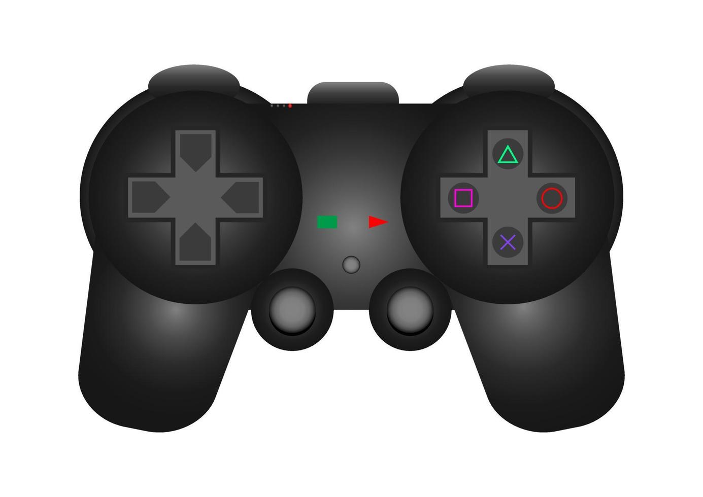 Video game controller, gamepad vector