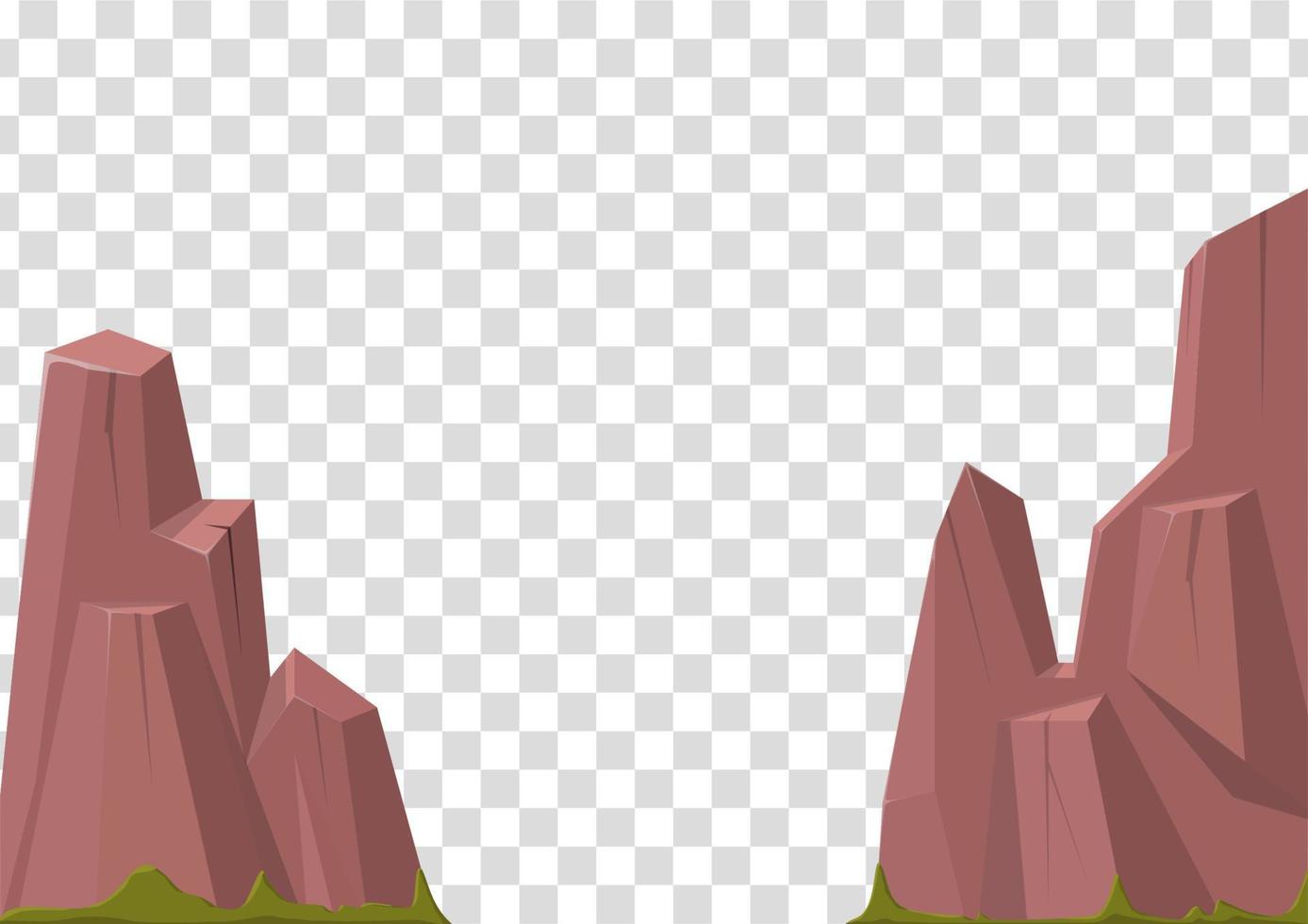 rock mount illustration vector