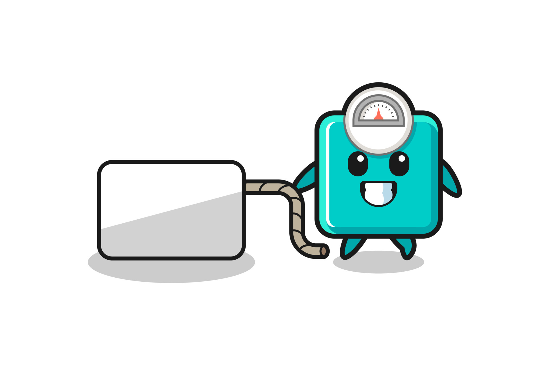 weight scale cartoon is pulling a banner 4645140 Vector Art at Vecteezy weight scale cartoon is pulling a banner 4645140 Vector Art at Vecteezy