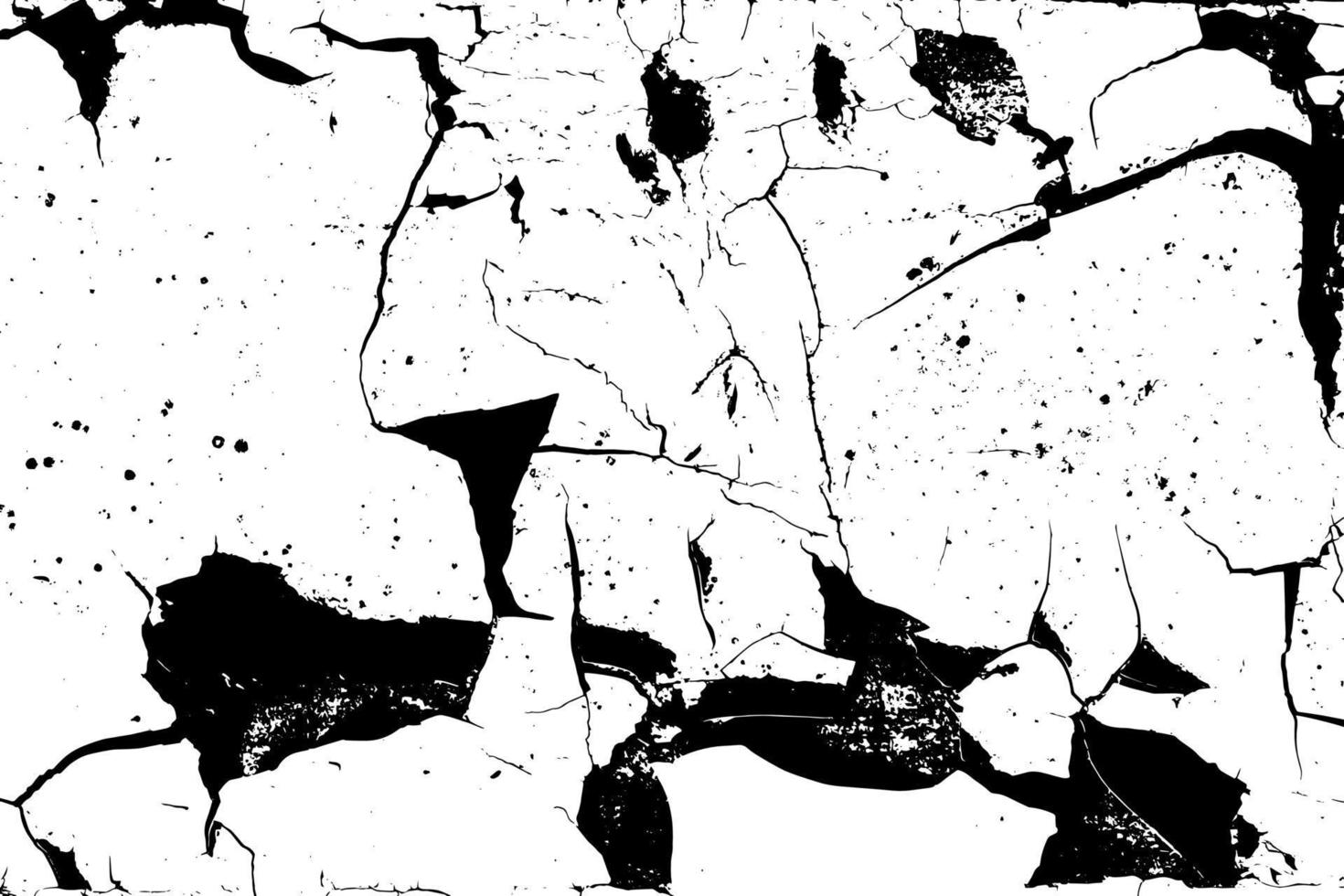 Grunge vector texture. Abstract cracked background. Aged and weathered broken surface. Dirty and damaged. Detailed rough backdrop.