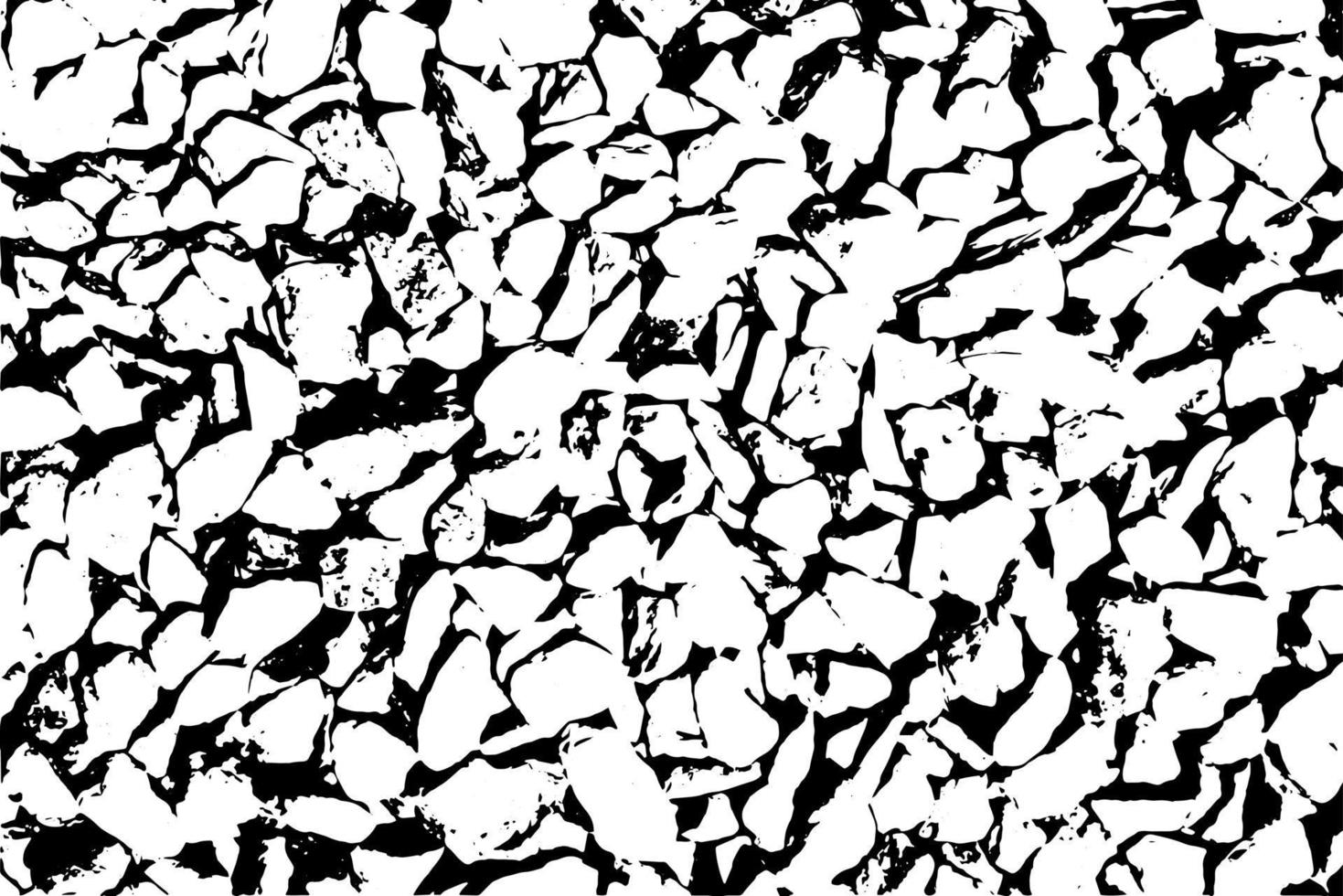 Grunge vector texture. Abstract cracked background. Aged and weathered broken surface. Dirty and damaged. Detailed rough backdrop.
