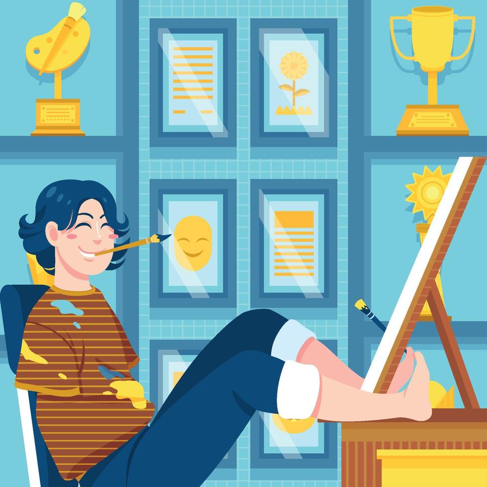 People with Disabilities Background vector