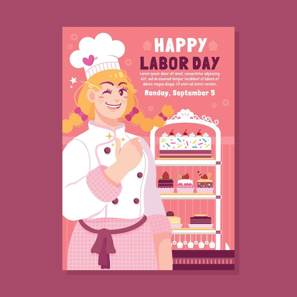 Happy Labor Day vector