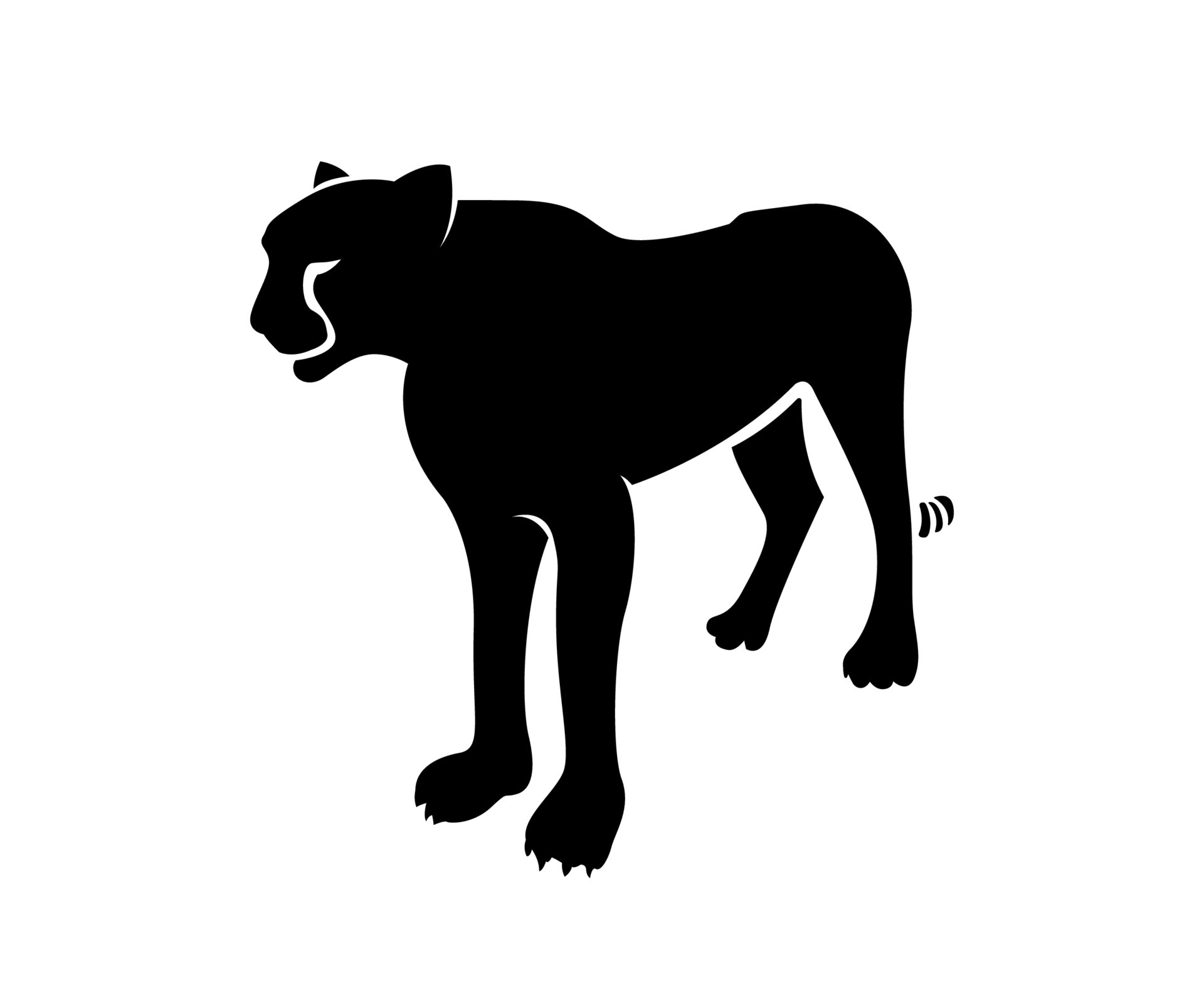 cheetah and panther, running cheetah, jaguar 4646401 Vector Art at Vecteezy