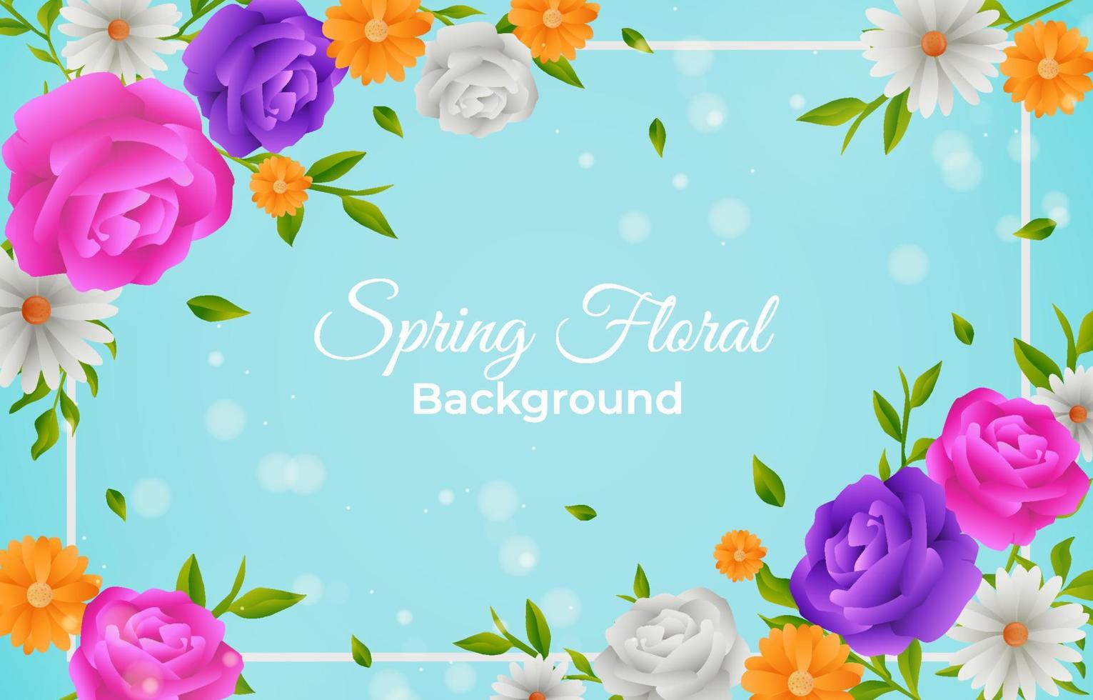 Background of Spring Flower Background vector