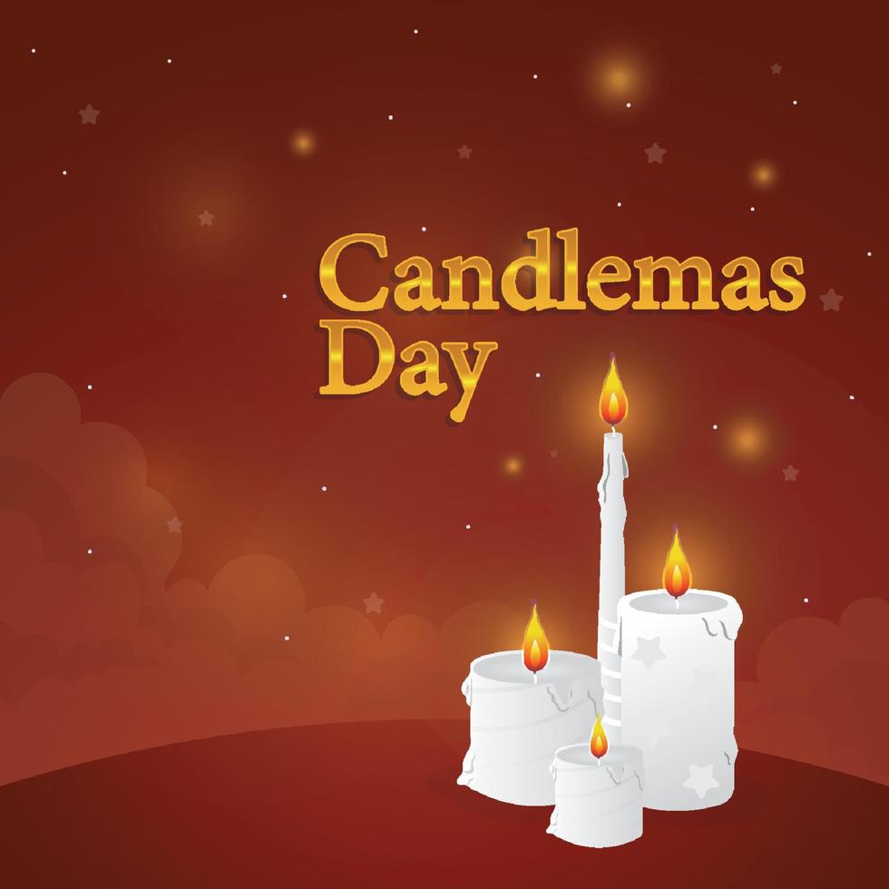 Candlemas Day Event Background vector