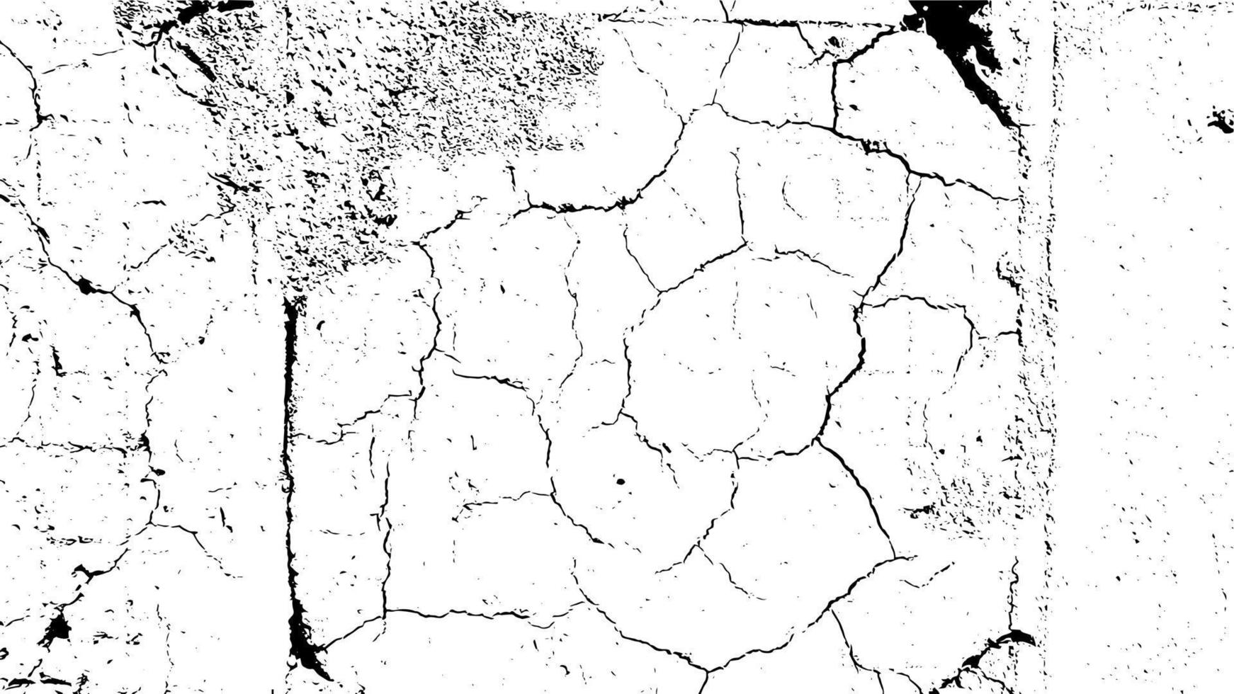 Cracked, aged background. Crack, grunge texture vector illustartion.