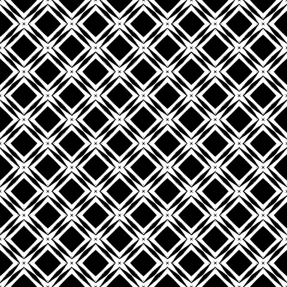 textura de patrón de superficie en blanco y negro. bw diseño gráfico ornamental. adornos de mosaico. plantilla de patrón. vector