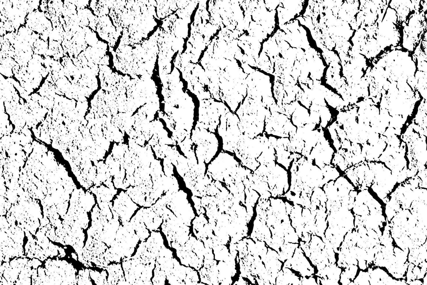 Grunge vector texture. Abstract cracked background. Aged and weathered broken surface. Dirty and damaged. Detailed rough backdrop.