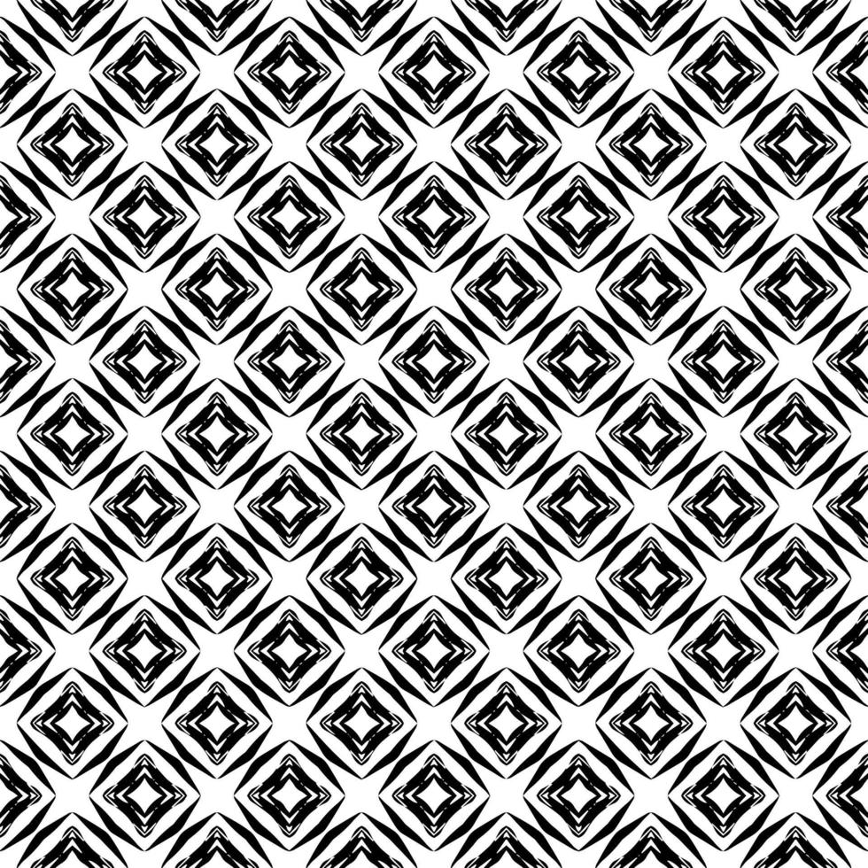 Black and white surface pattern texture. Bw ornamental graphic design. Mosaic ornaments. Pattern template. vector