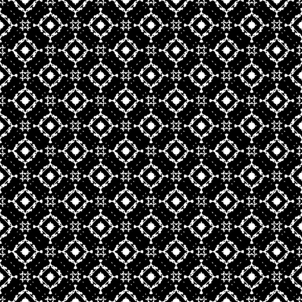 textura de patrón blanco y negro. bw diseño gráfico ornamental. adornos de mosaico. plantilla de patrón. vector