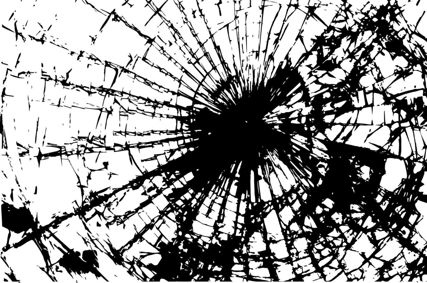 Grunge vector texture. Abstract cracked glass background. Aged and weathered broken surface. Dirty and damaged. Detailed rough backdrop.