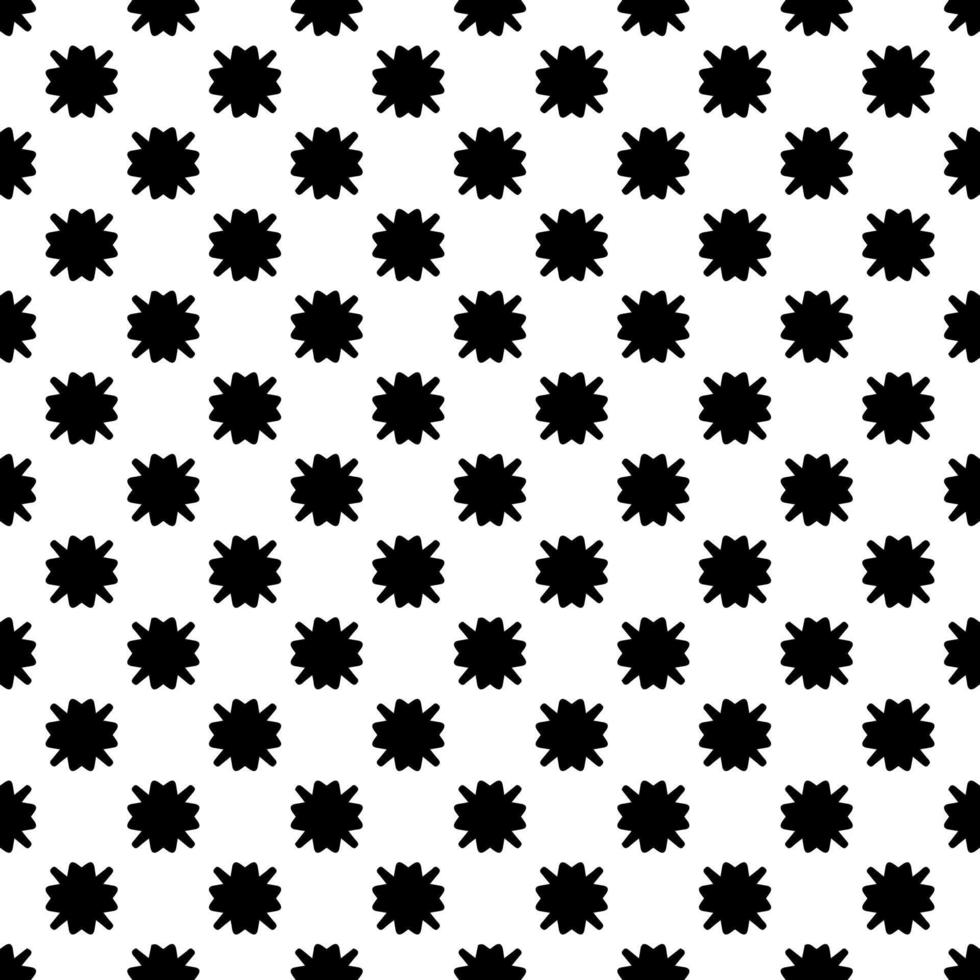 textura de patrón de superficie en blanco y negro. bw diseño gráfico ornamental. adornos de mosaico. plantilla de patrón. vector