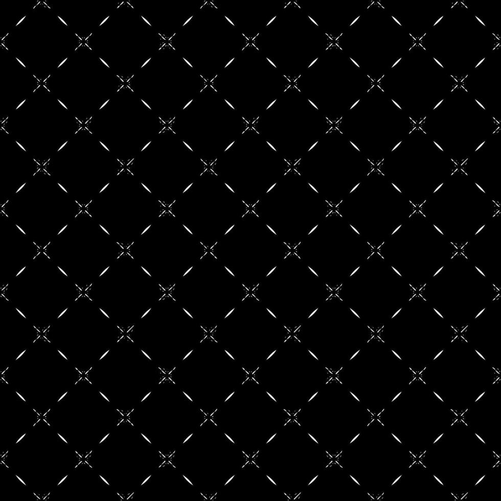 textura de patrón de superficie en blanco y negro. bw diseño gráfico ornamental. adornos de mosaico. plantilla de patrón. vector