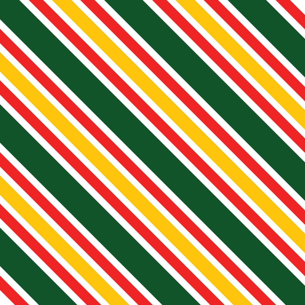 papel de regalo de Navidad verde con rayas diagonales para decoración, telón de fondo, tela, papel de regalo, etc. vector