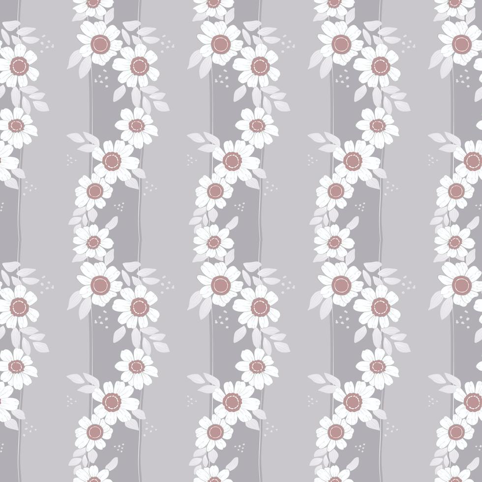 diseño de patrón de flores para decorar, papel tapiz, papel de regalo, tela, telón de fondo, etc. vector