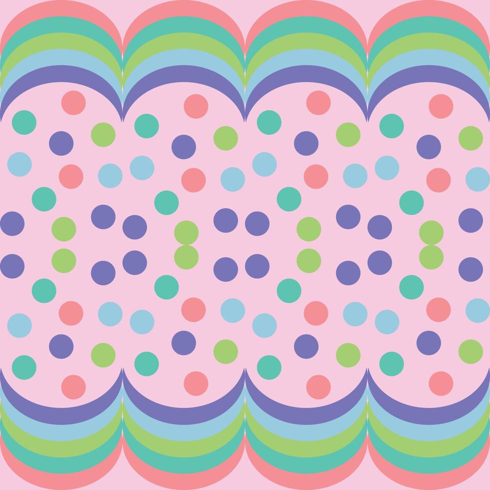 Colorful circle design for decorating, wallpaper, wrapping paper, fabric, backdrop and etc. vector