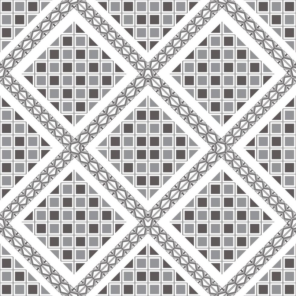 Geometric pattern gray square design for decorating, wallpaper, wrapping paper, fabric, backdrop and etc. vector