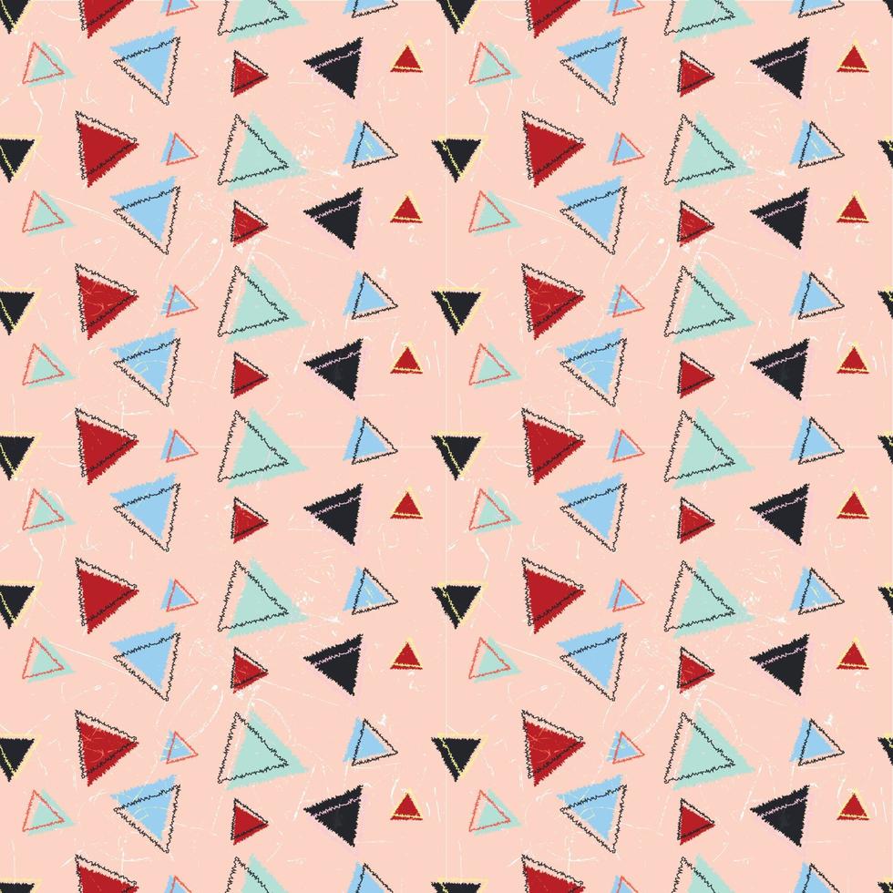 minimal triangle pattern design for decorating, wallpaper, wrapping paper, fabric, backdrop and etc. vector
