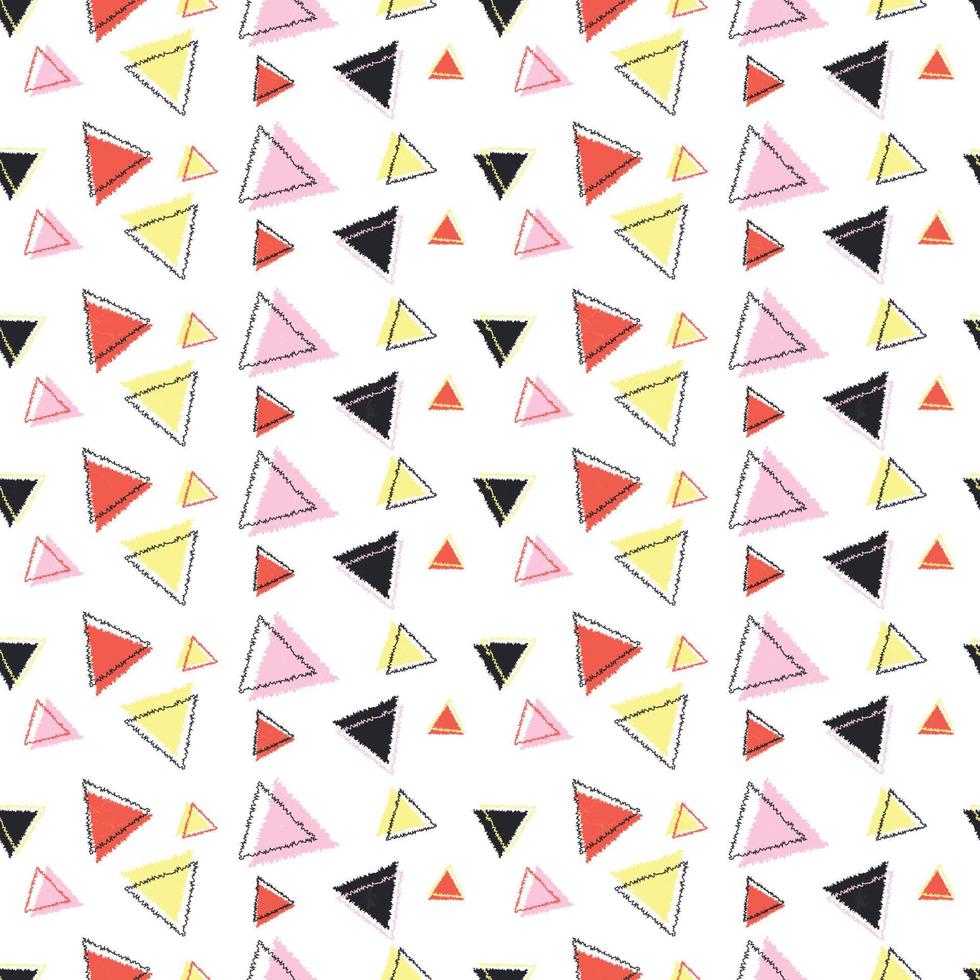 minimal triangle pattern design for decorating, wallpaper, wrapping paper, fabric, backdrop and etc. vector