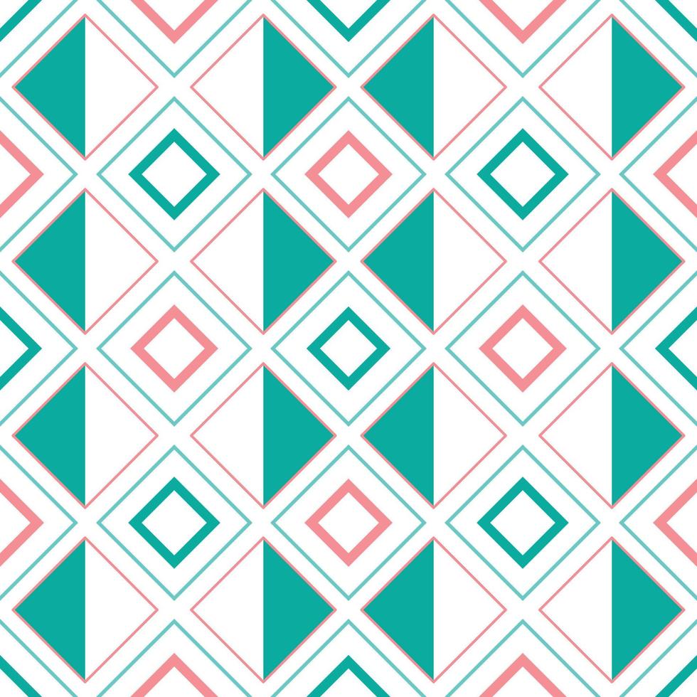 Minimal square pattern green pastel design for decorating, wallpaper, wrapping paper, fabric, backdrop and etc. vector