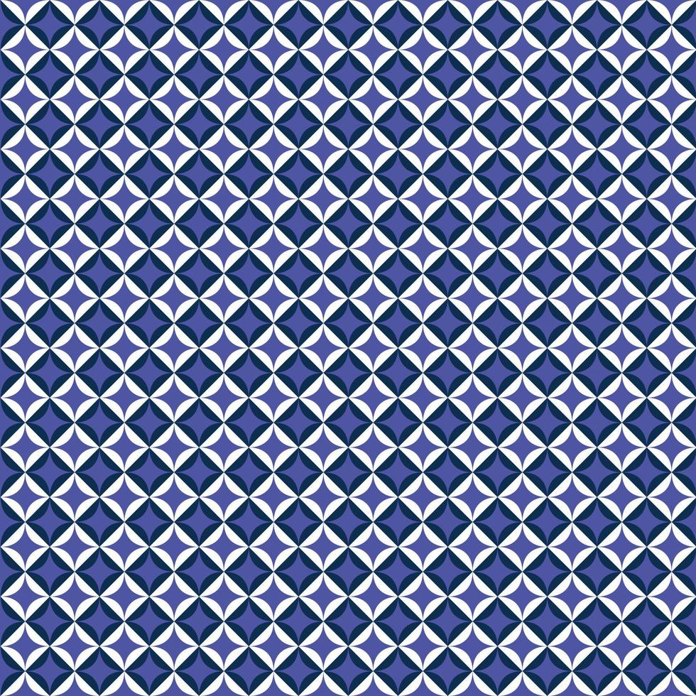 Classic square blue pattern design for decorating, wallpaper, wrapping paper, fabric, backdrop and etc. vector