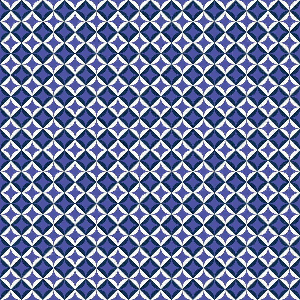 Classic square blue pattern design for decorating, wallpaper, wrapping paper, fabric, backdrop and etc. vector