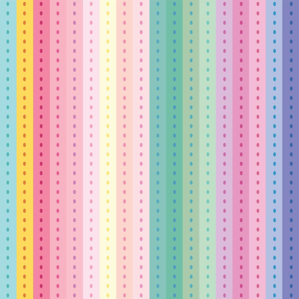 Rainbows colors pattern design for decorating, wallpaper, wrapping paper, fabric, backdrop and etc. vector