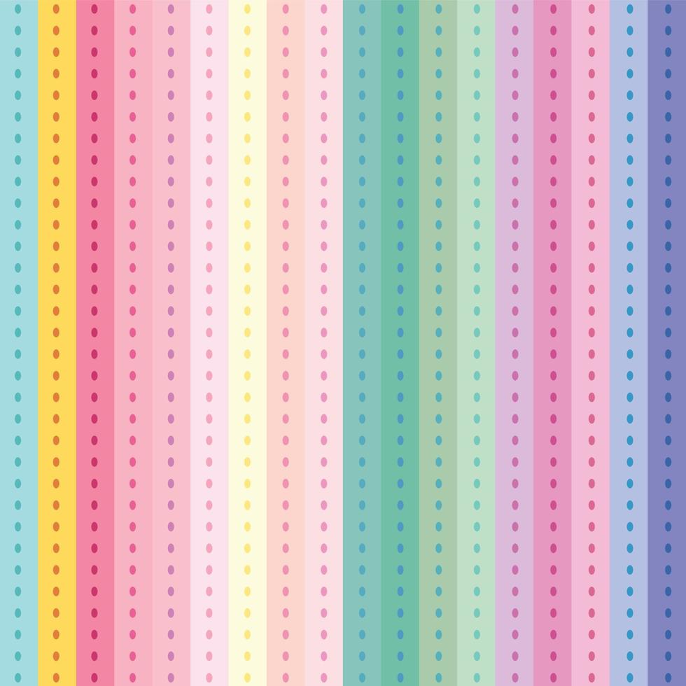 Rainbows colors pattern design for decorating, wallpaper, wrapping paper, fabric, backdrop and etc. vector