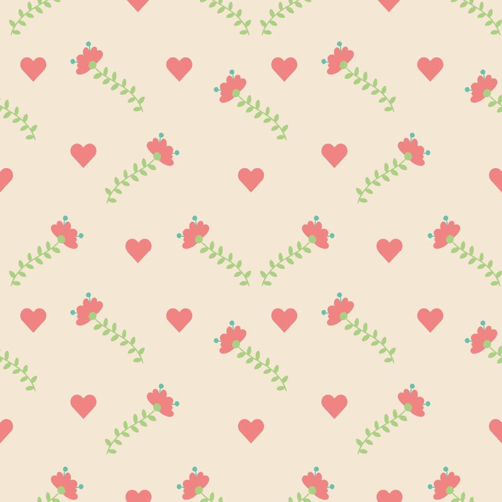flower pattern design for decorating, wallpaper, wrapping paper, fabric, backdrop and etc. vector