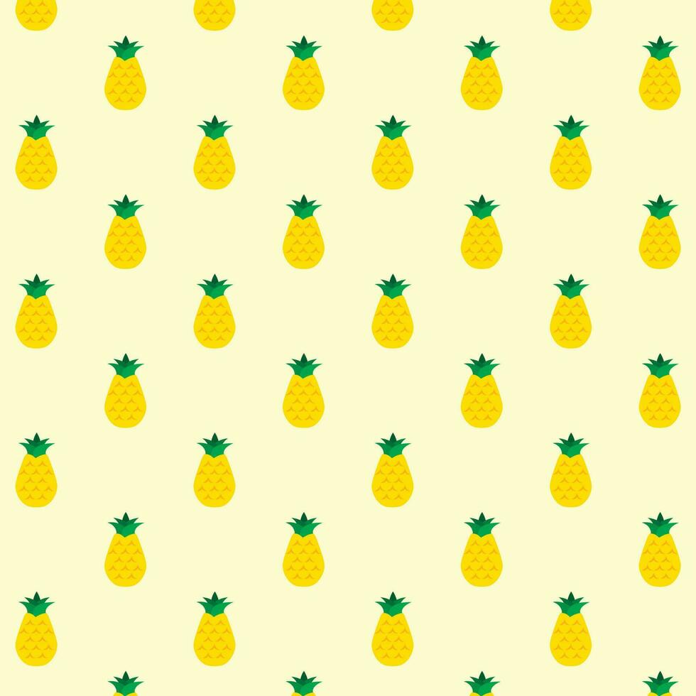 pineapple pattern background pattern For screening on various materials such as bags, handkerchiefs, mobile phone cases, glass, etc. vector