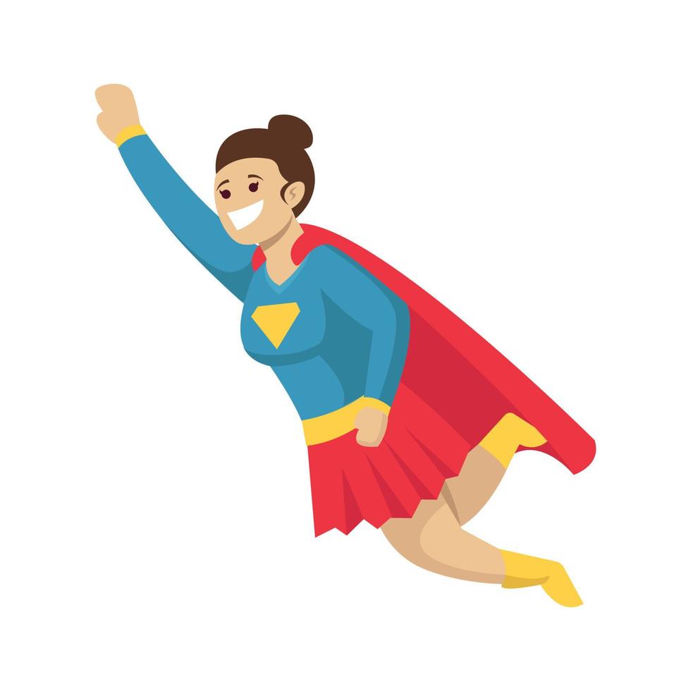 Super mom illustration vector