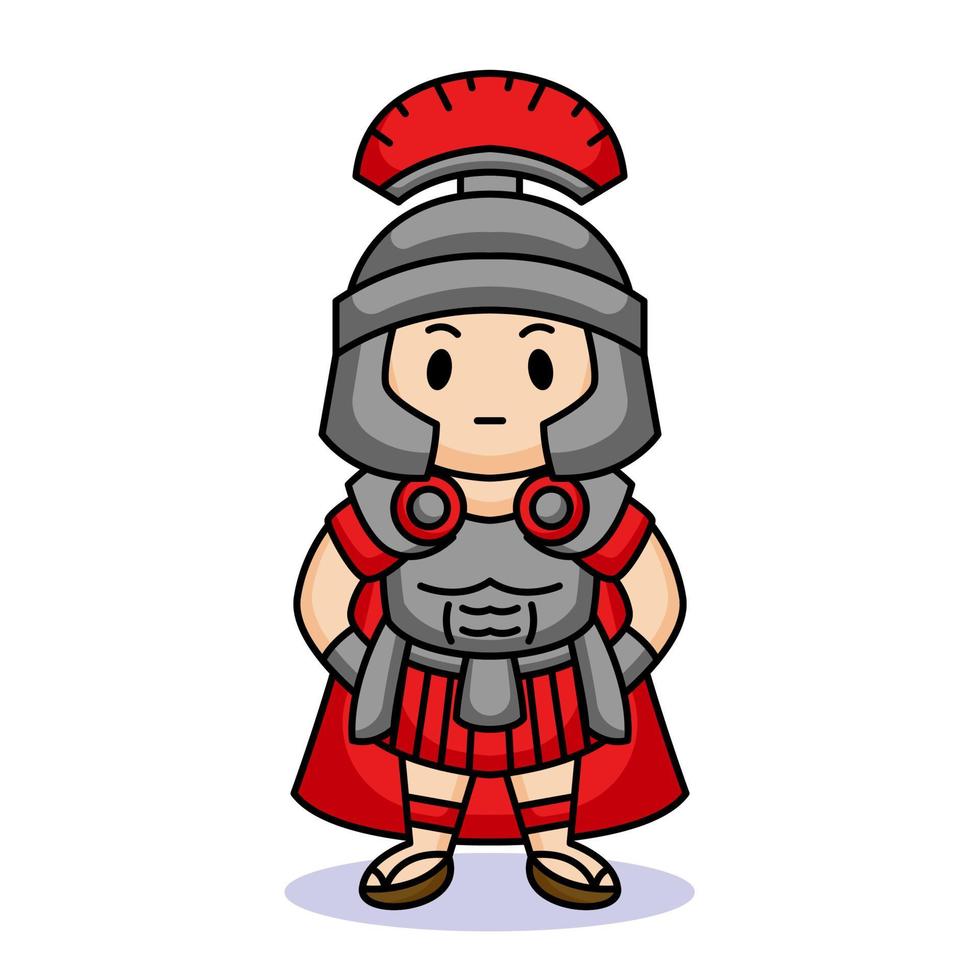 cute roman legion vector