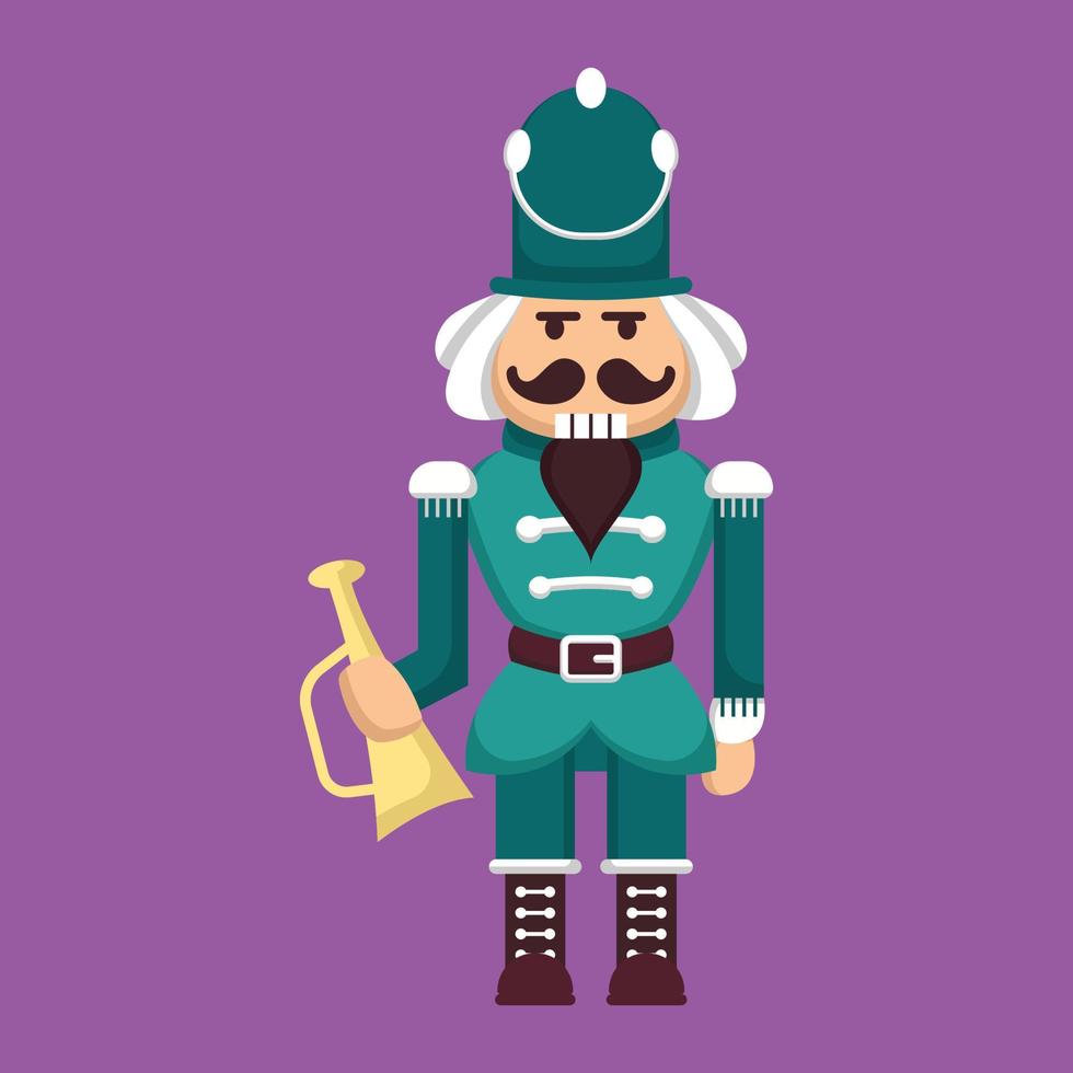 Nutcracker Christmas toy 4649023 Vector Art at Vecteezy