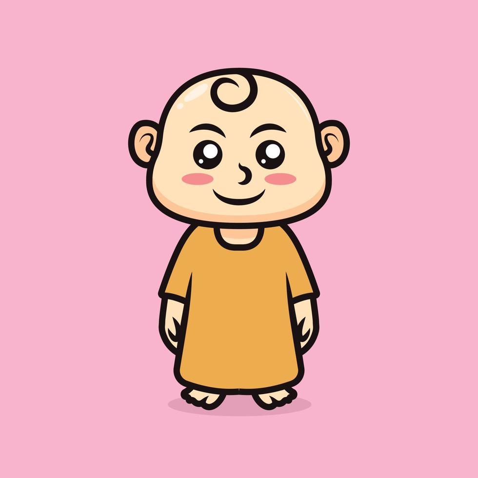 Cute baby illustration vector