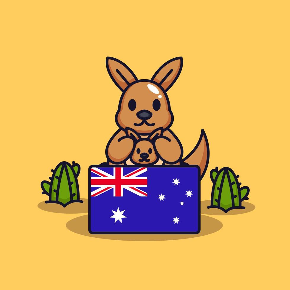 Australia independence day vector