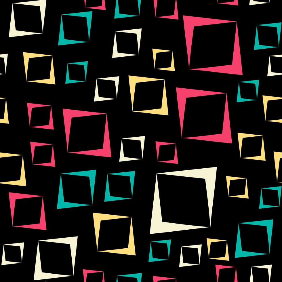 colorful square seamless pattern perfect for background or wallpaper vector