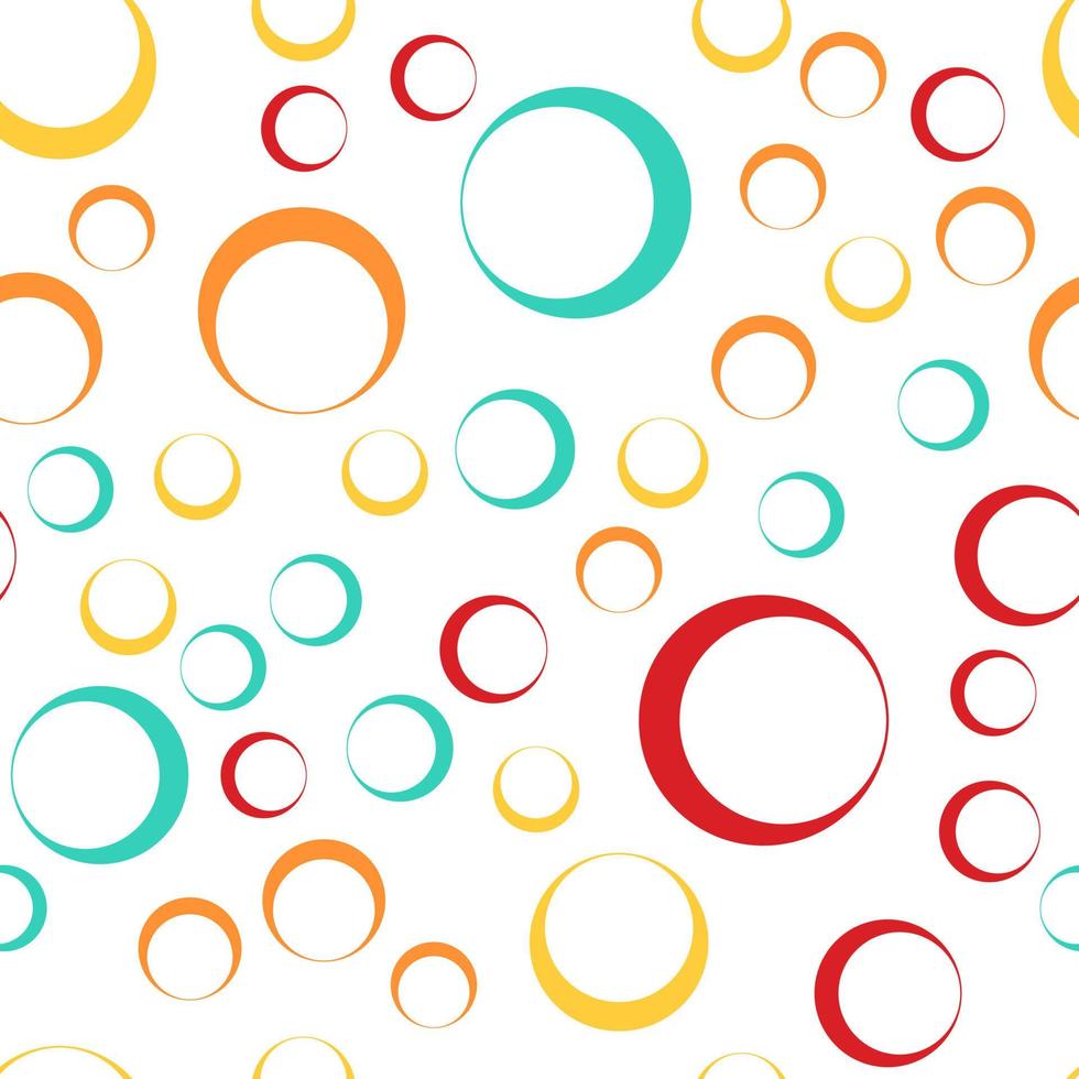colorful circle seamless pattern perfect for background or wallpaper vector