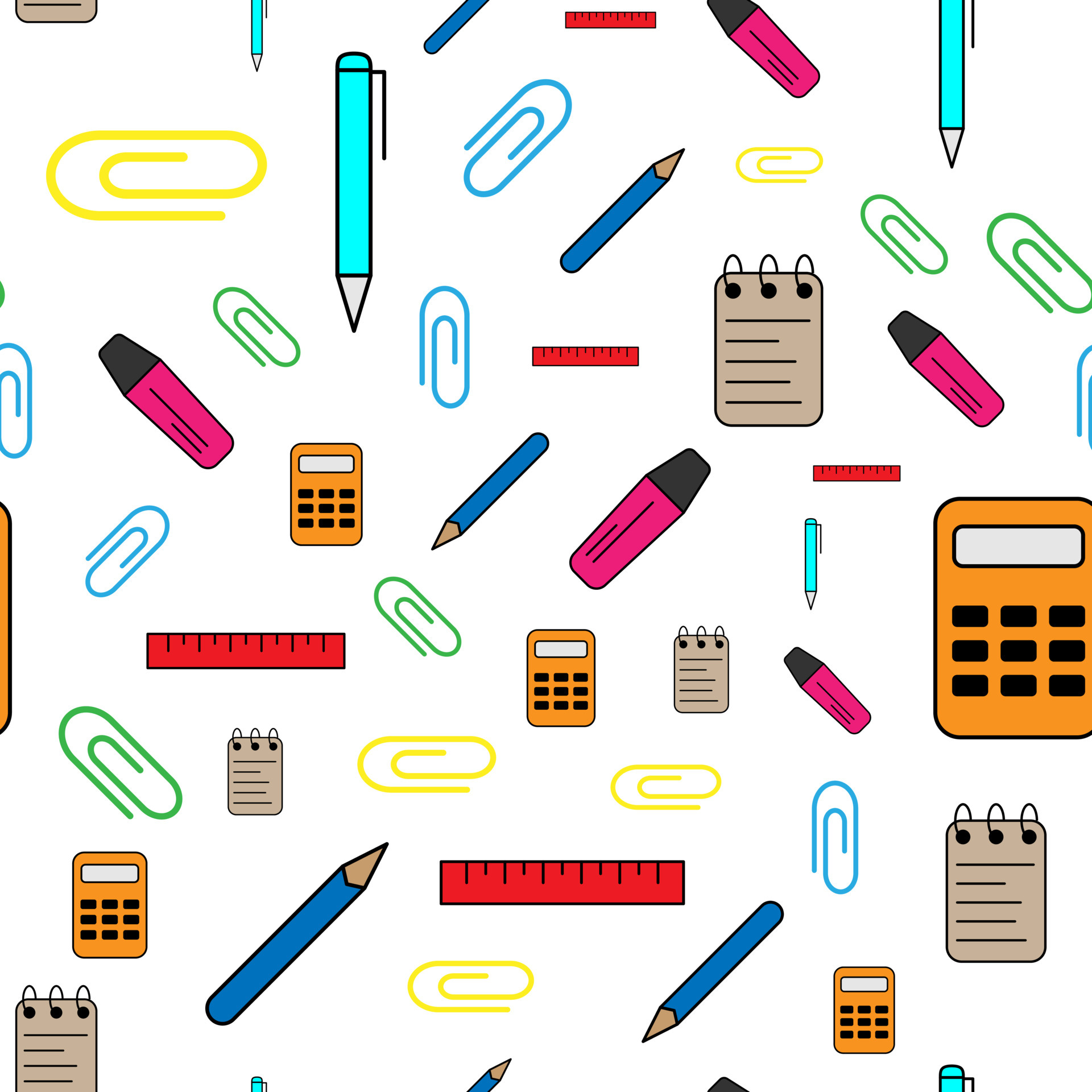 stationery seamless pattern perfect for background or wallpaper 4649511 Vector Art at Vecteezy stationery seamless pattern perfect for background or wallpaper 4649511 Vector Art at Vecteezy
