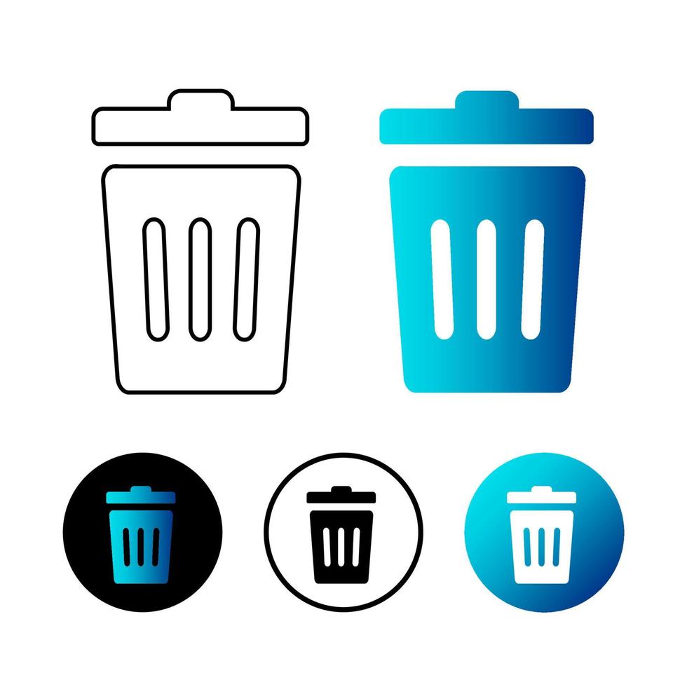 Abstract Delete Icon Illustration vector