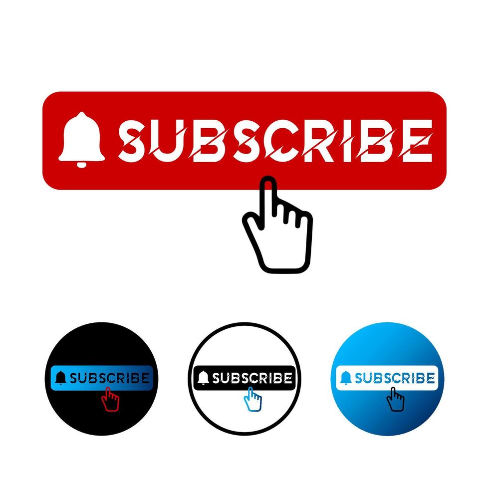 Abstract Subscribe Icon Illustration vector
