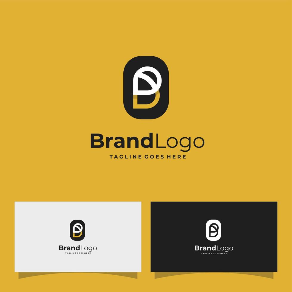 vector de diseño de logotipo de abeja letra b