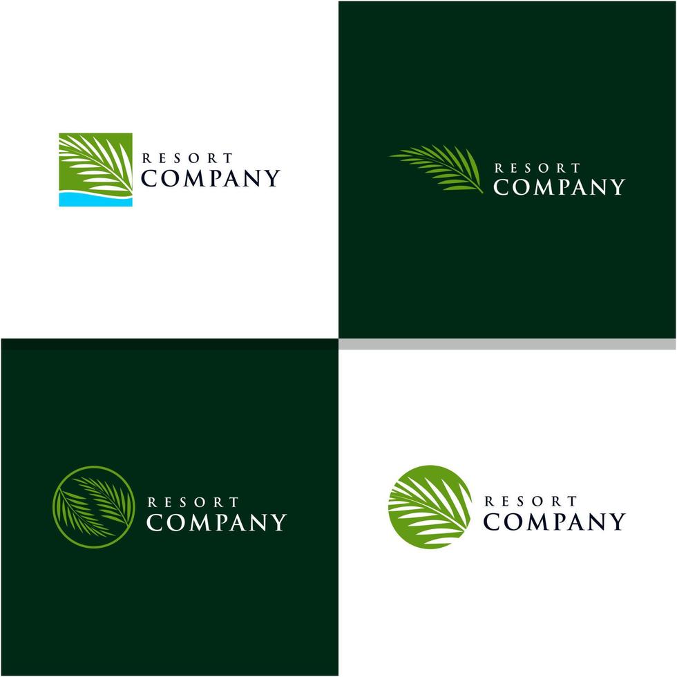 leaf logo illustration better us for company logo vector