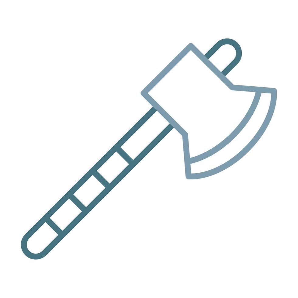 Axe Line Two Color Icon vector