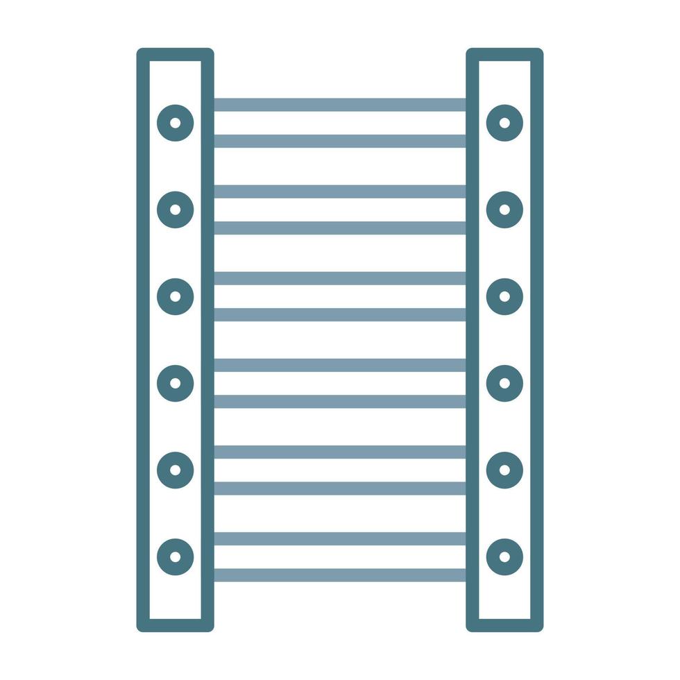 Ladder Line Two Color Icon vector