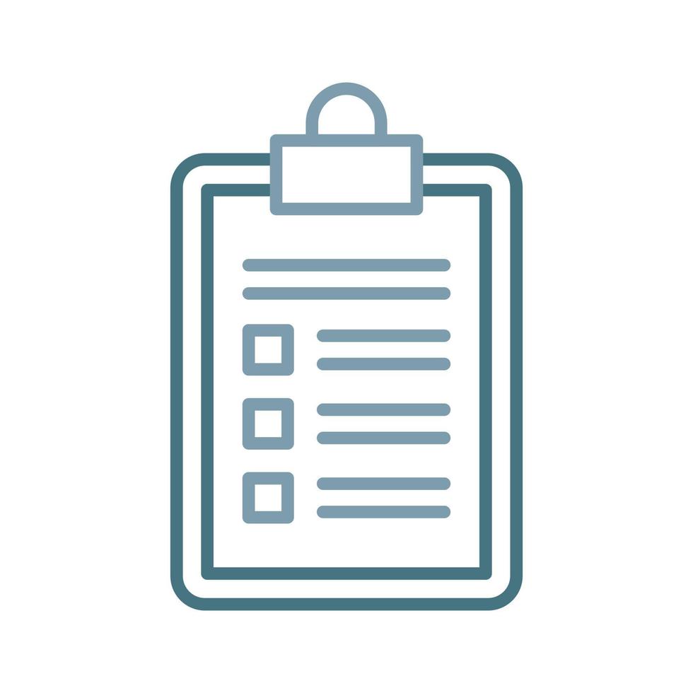 Tasks Line Two Color Icon vector