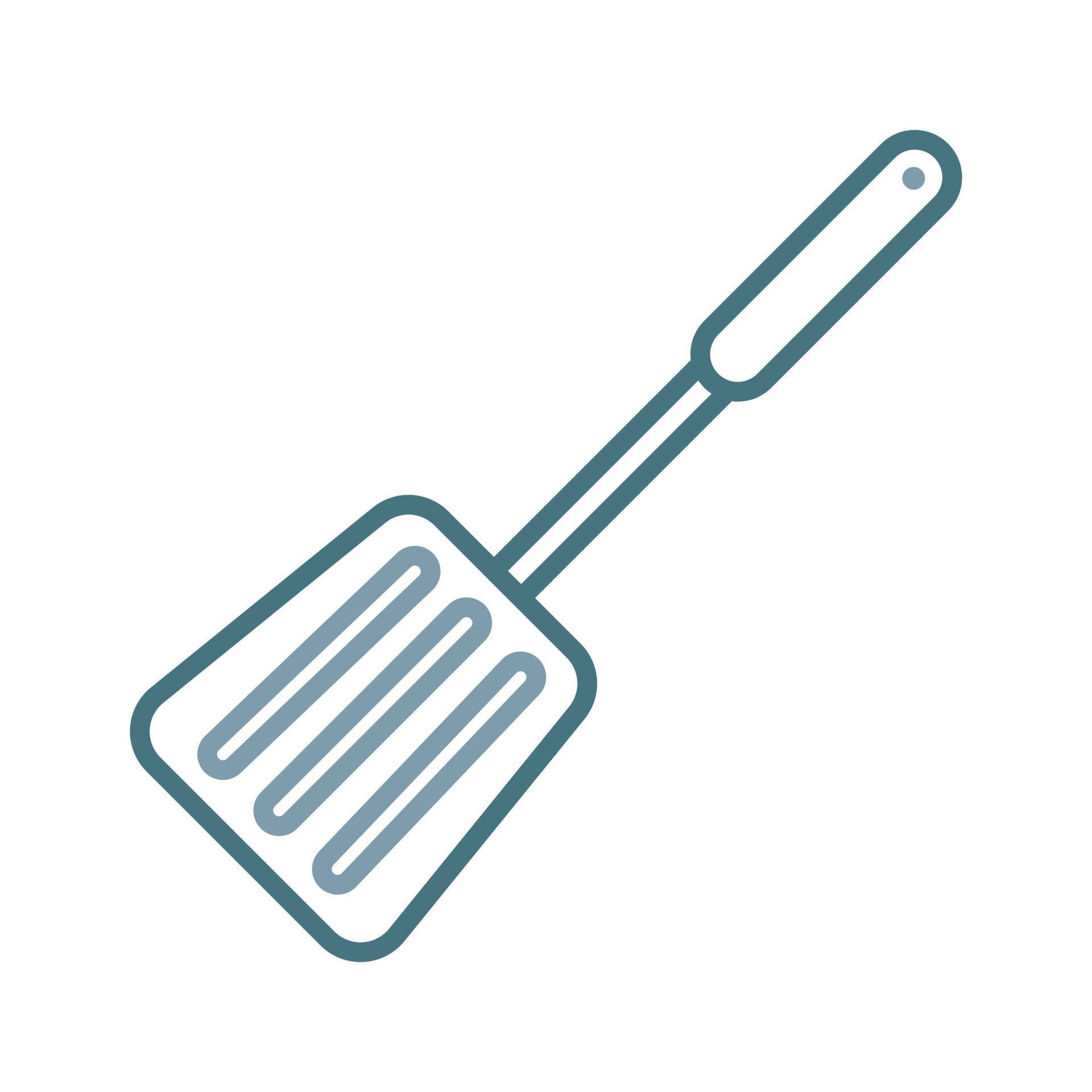 Spatula Line Two Color Icon 4651572 Vector Art at Vecteezy